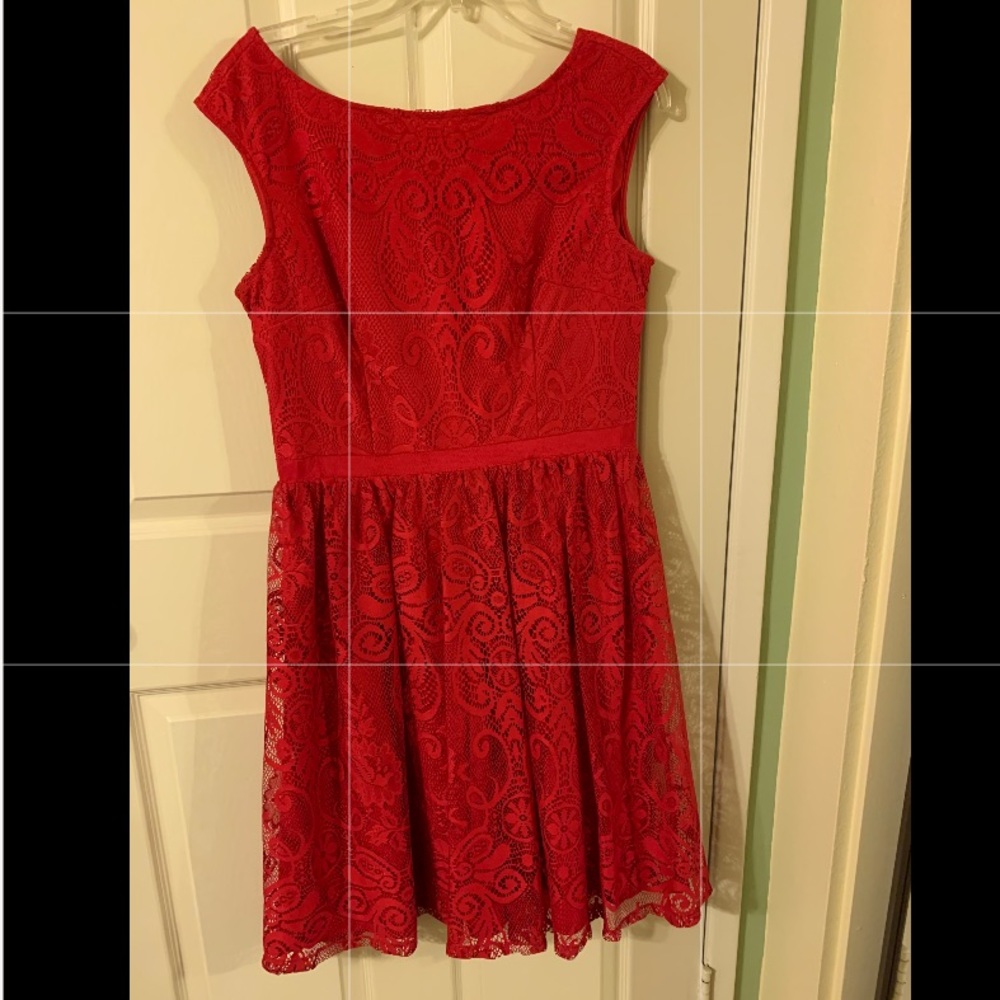 Red Lace Dress!!